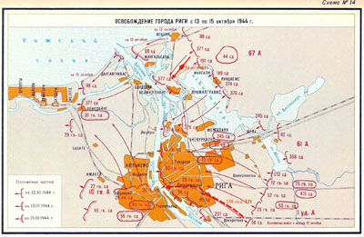 Освобождение Риги с 13 по 15 октября 1944 г.